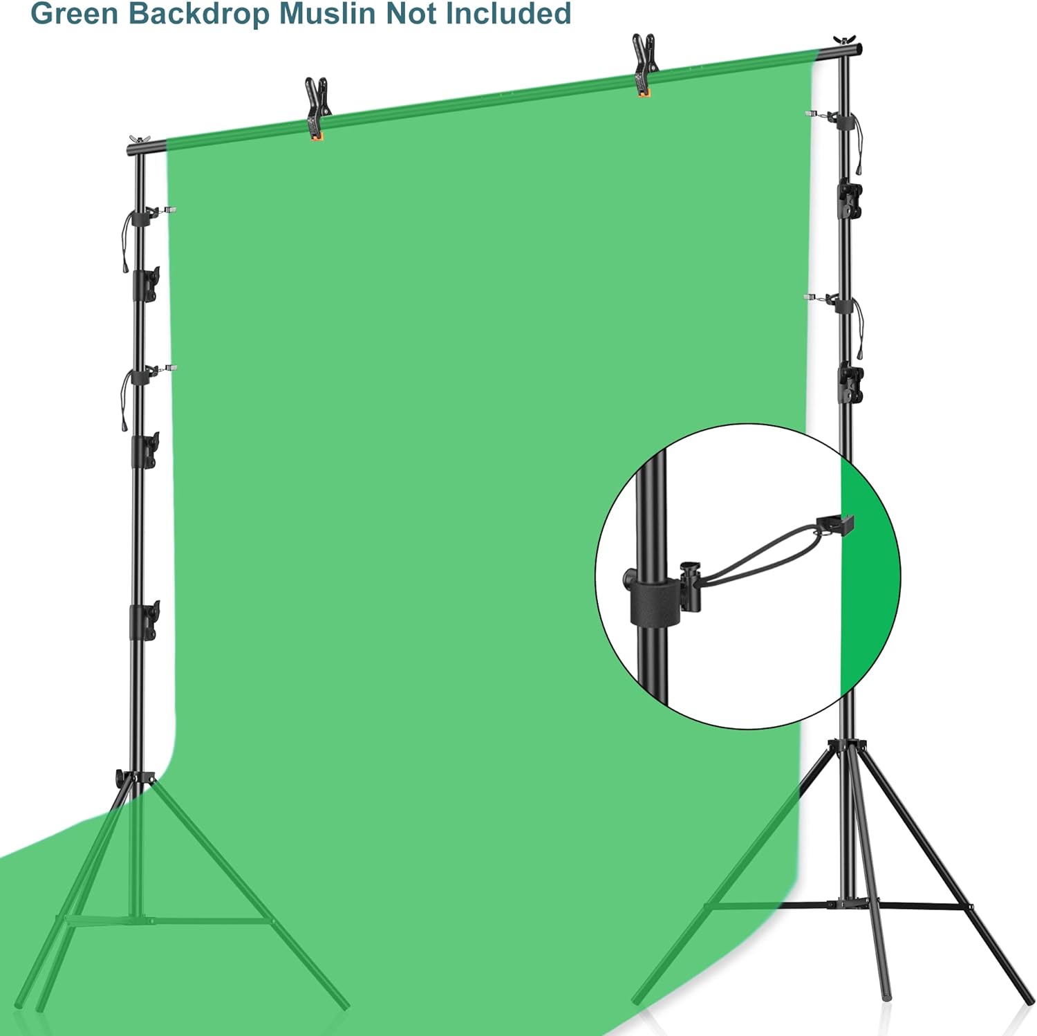 Rectangle Adjustable Backdrop Stand (10 x 10 FT) - Image 5