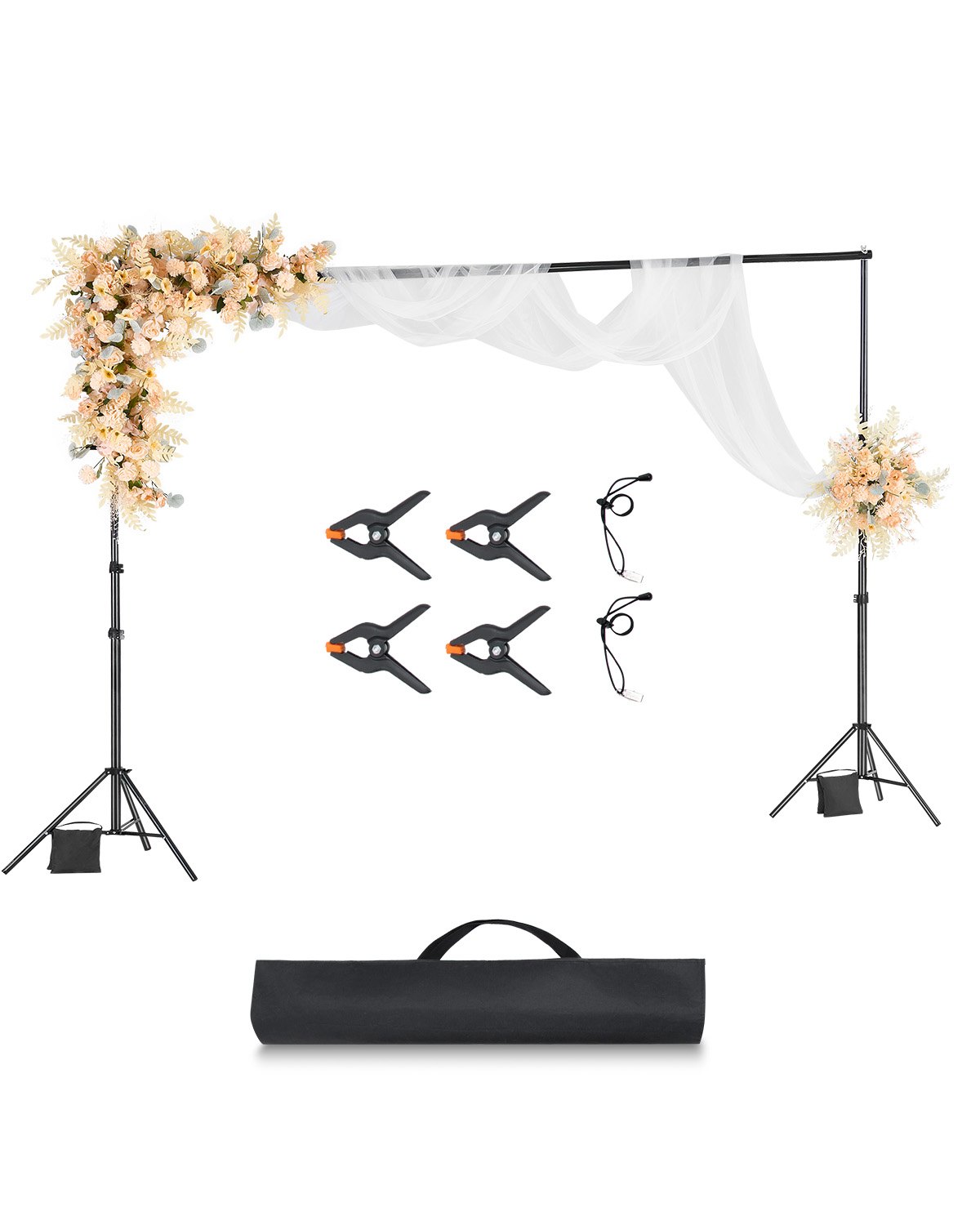 Rectangle Adjustable Backdrop Stand (10 x 10 FT) - Image 6