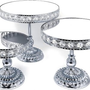 Silver Cake Holder Round
