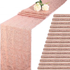 Rose Gold Sequin Table Runner (12 x 108")