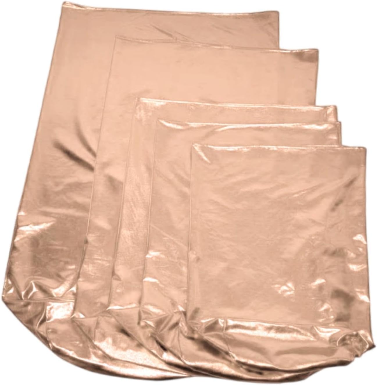 Rose Gold Stretchable Pillar Covers (5pcs) - Image 2