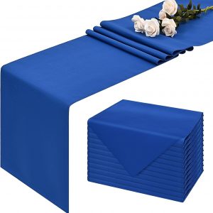 Royal Blue Polyester Table Runner (12 x 108")