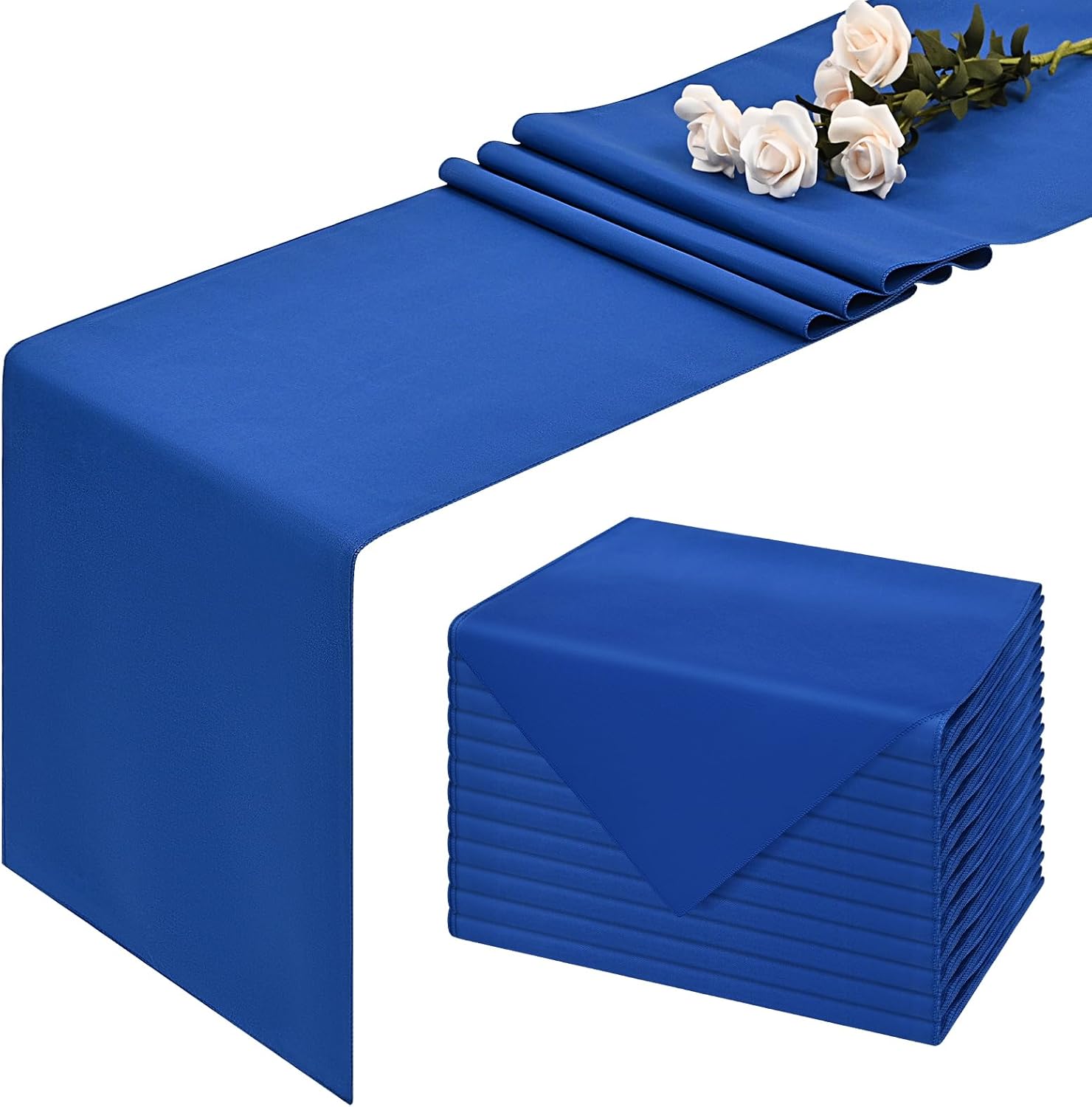 Royal Blue Polyester Table Runner (12 x 108")