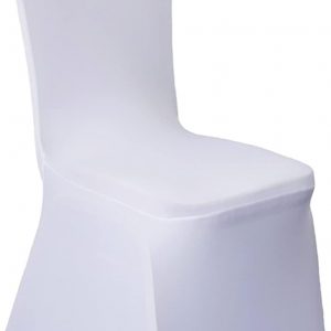 White Spandex Chair Covers