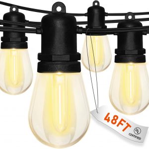 LED Dimmable String Light 4 pcs (48FT)