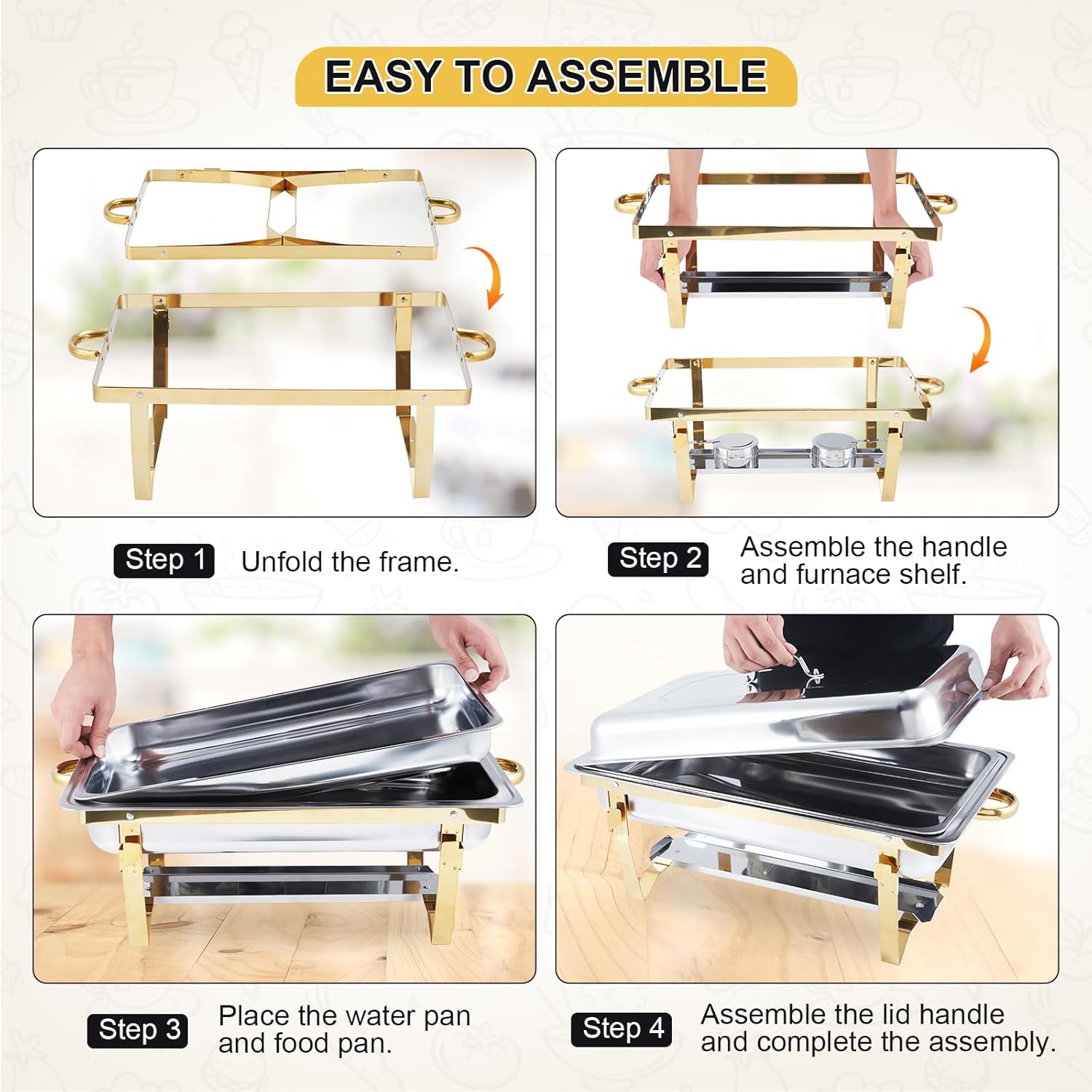 Chafing Dishes for Buffet Set - Image 4