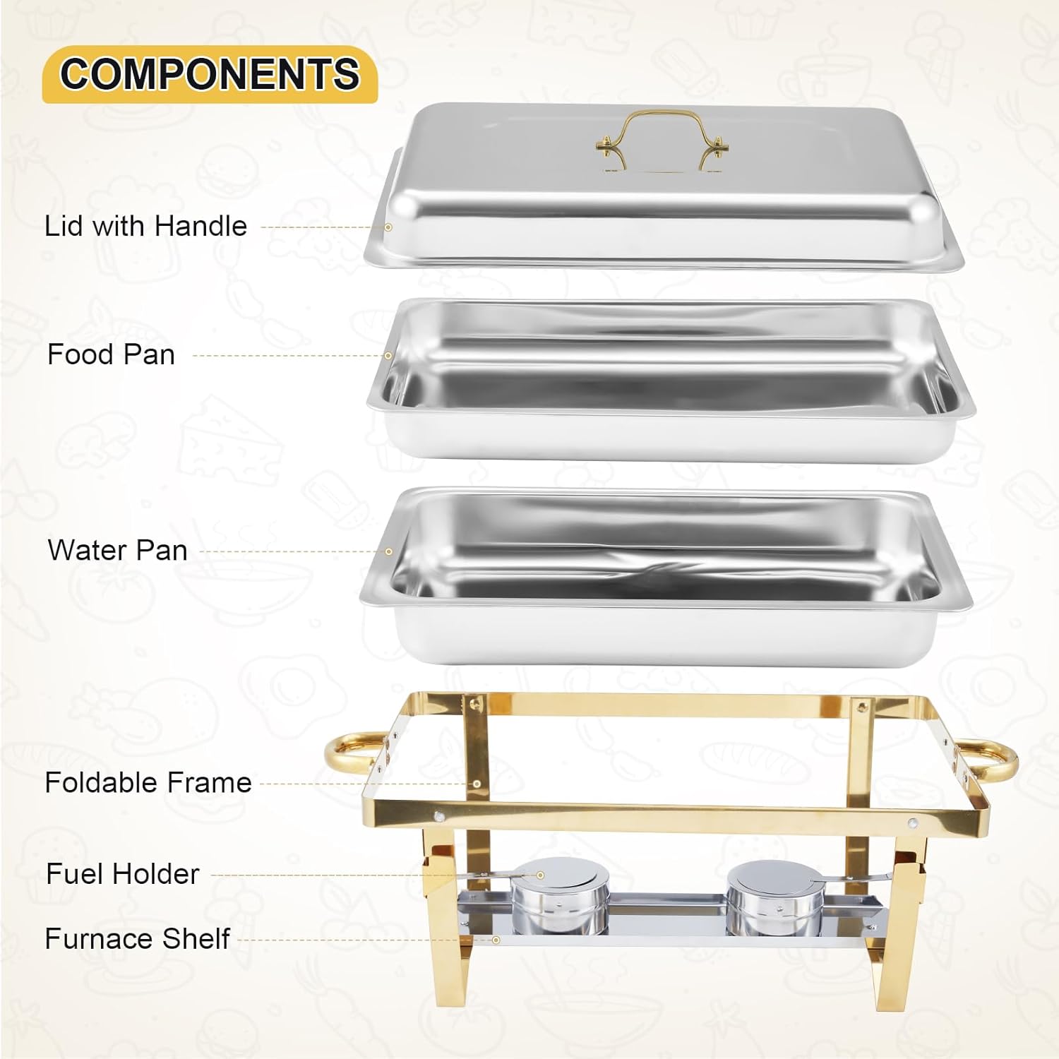 Chafing Dishes for Buffet Set - Image 3
